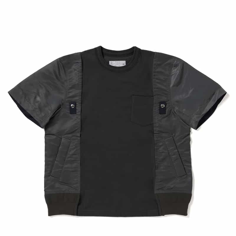 SACAI SACAI＜サカイ＞コンビネーション カットソー DARK GRAY