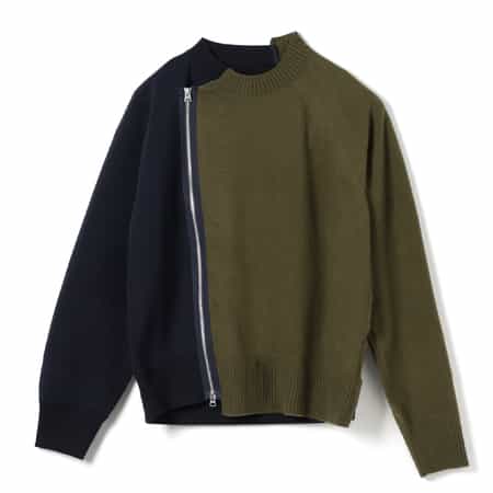 SACAI＜サカイ＞コンビネーション ニットプルオーバー（2242607
