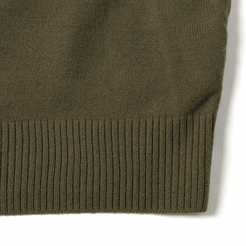 SACAI SACAI＜サカイ＞コンビネーション ニットプルオーバー KHAKI