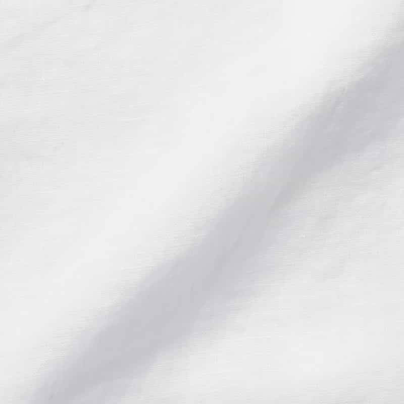 FINAMORE FINAMORE＜フィナモレ＞ ショートスリーブリネンシャツ“PANTELLERIA" WHITE