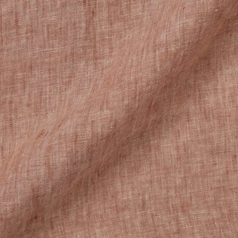 FINAMORE FINAMORE＜フィナモレ＞ ショートスリーブリネンシャツ“PANTELLERIA" BROWN