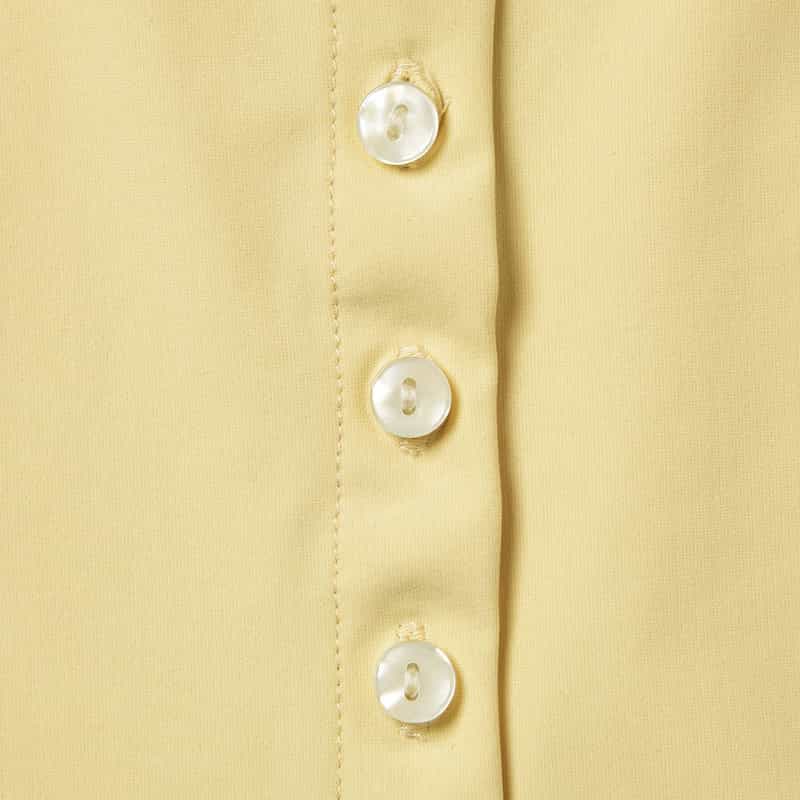 BARNEYS NEW YORK ウォッシャブル コード付きカットソー YELLOW