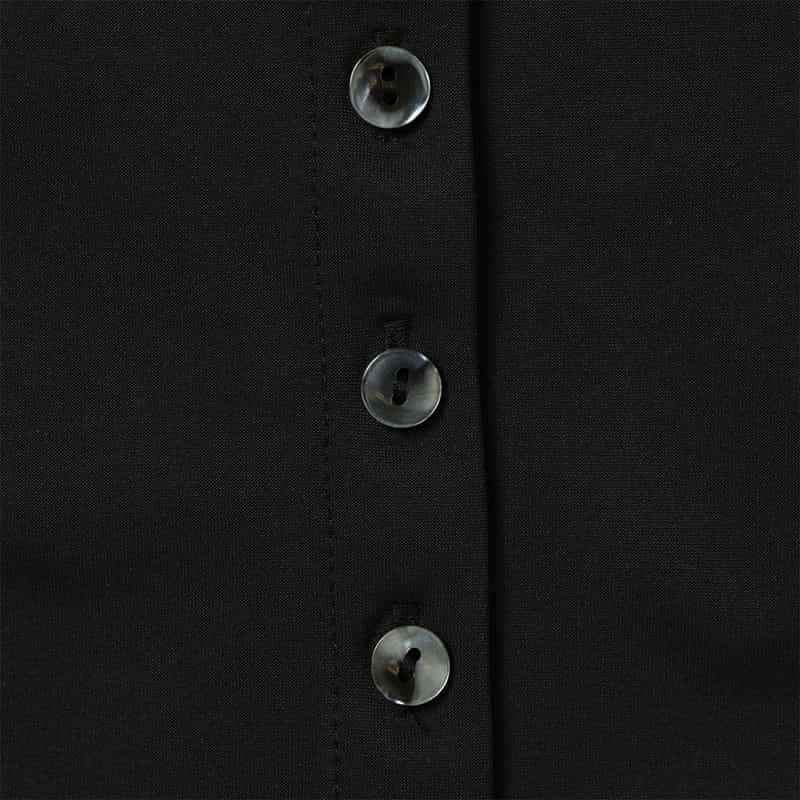 BARNEYS NEW YORK ウォッシャブル コード付きカットソー BLACK