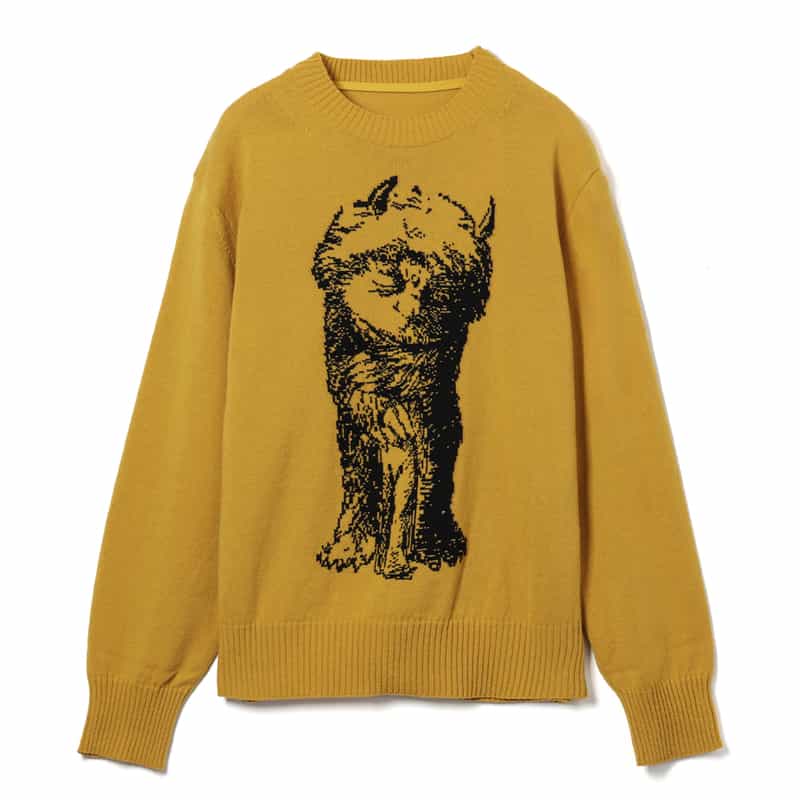 SACAI SACAI＜サカイ＞ サイドスナップ ニットプルオーバー YELLOW