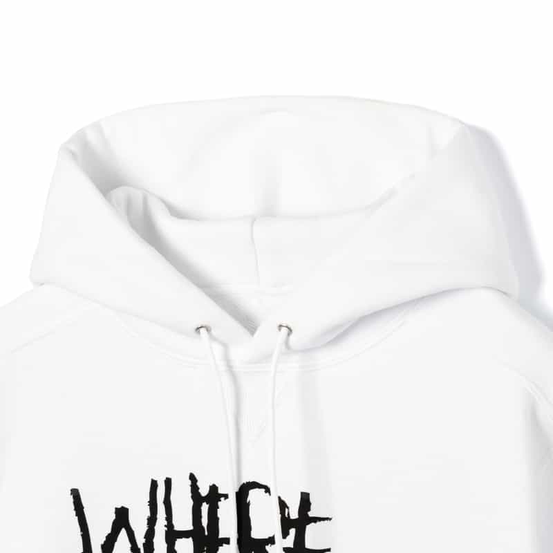 SACAI SACAI<サカイ> プリントスウェットフーディ WHITE