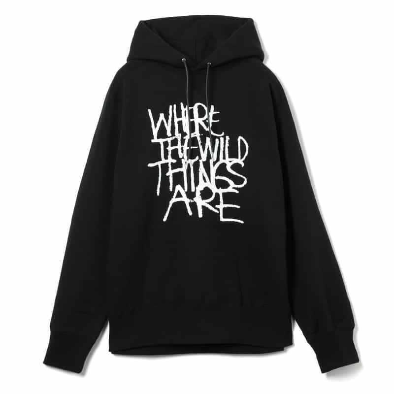 SACAI SACAI<サカイ> プリントスウェットフーディ BLACK