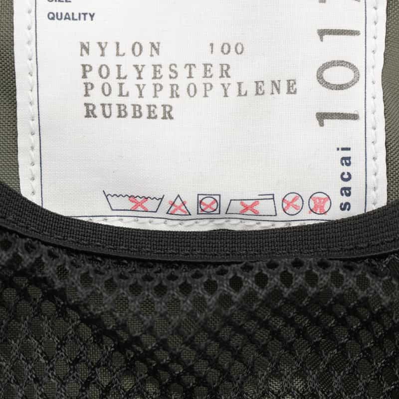 SACAI SACAI<サカイ> ナイロンショルダーバッグ BLACK