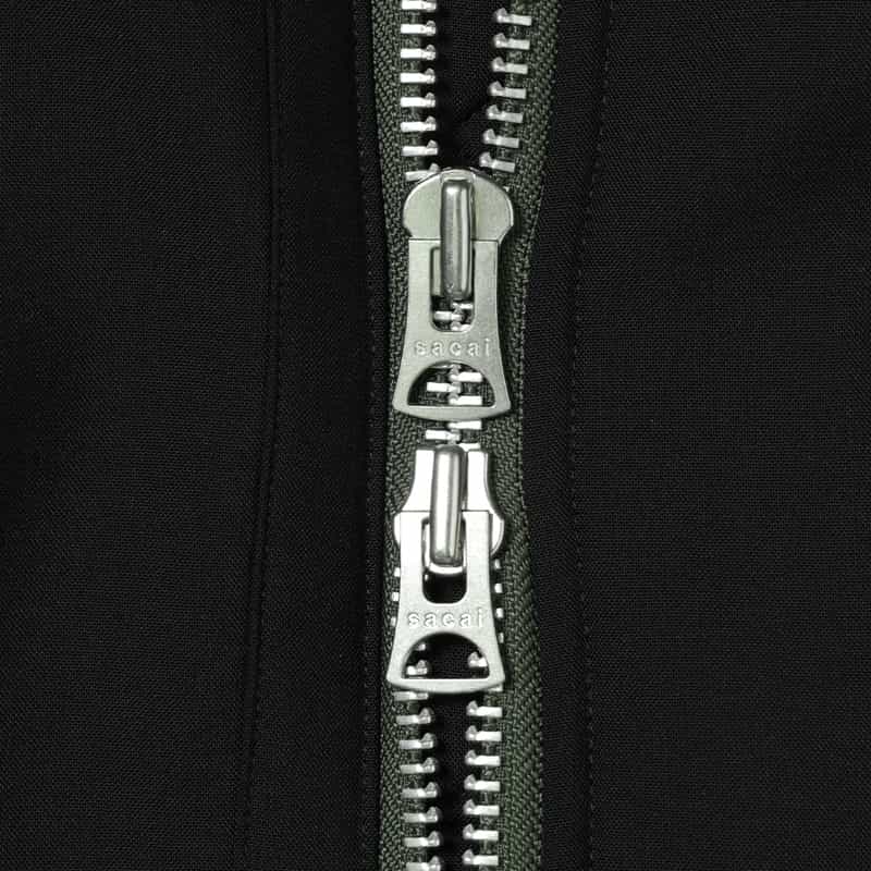 SACAI SACAI<サカイ> ジップアップブルゾン BLACK