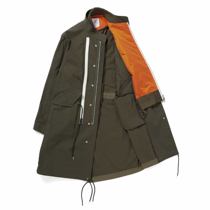 SACAI SACAI<サカイ> ミリタリーコート KHAKI