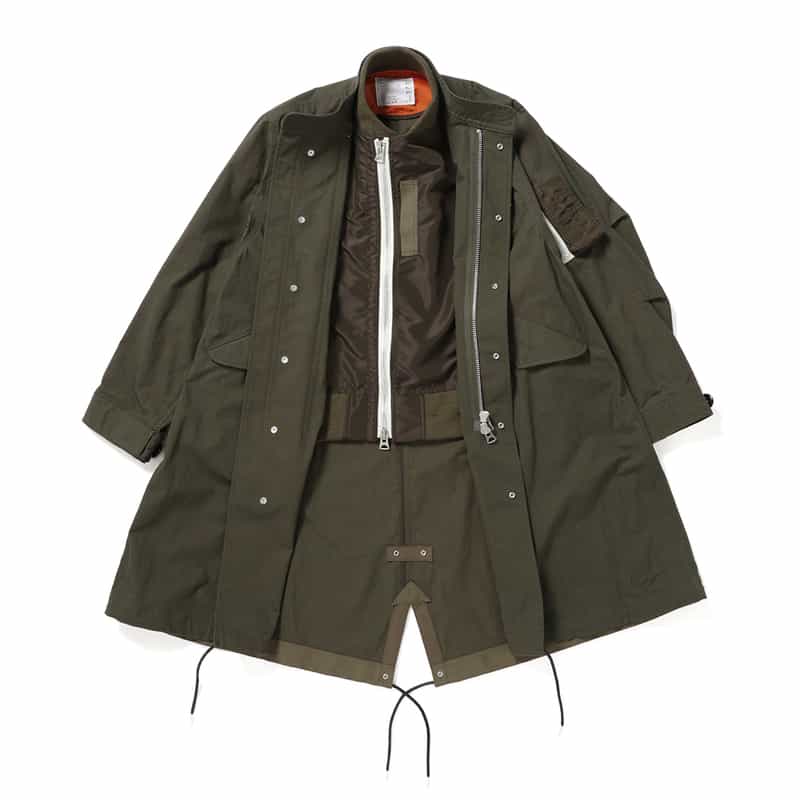 SACAI SACAI<サカイ> ミリタリーコート KHAKI