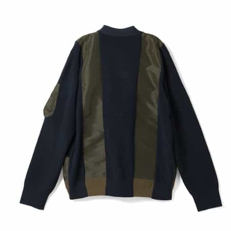 SACAI＜サカイ＞ コンビネーションジップアップカーディガン