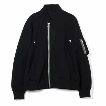 SACAI＜サカイ＞ スウェット素材MA-1ジャケット（2242689