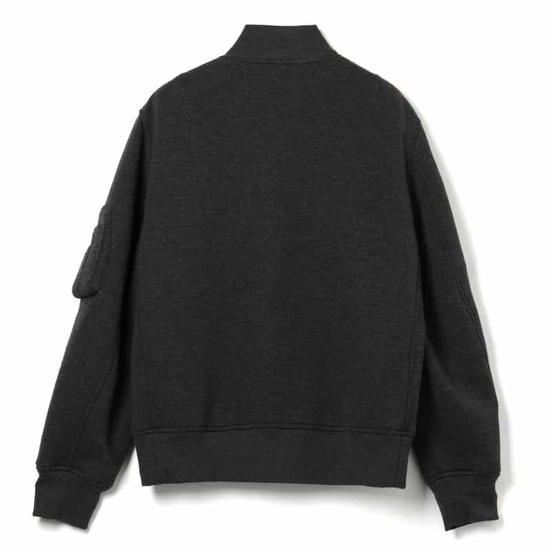 SACAI SACAI＜サカイ＞ スウェット素材MA-1ジャケット GRAY