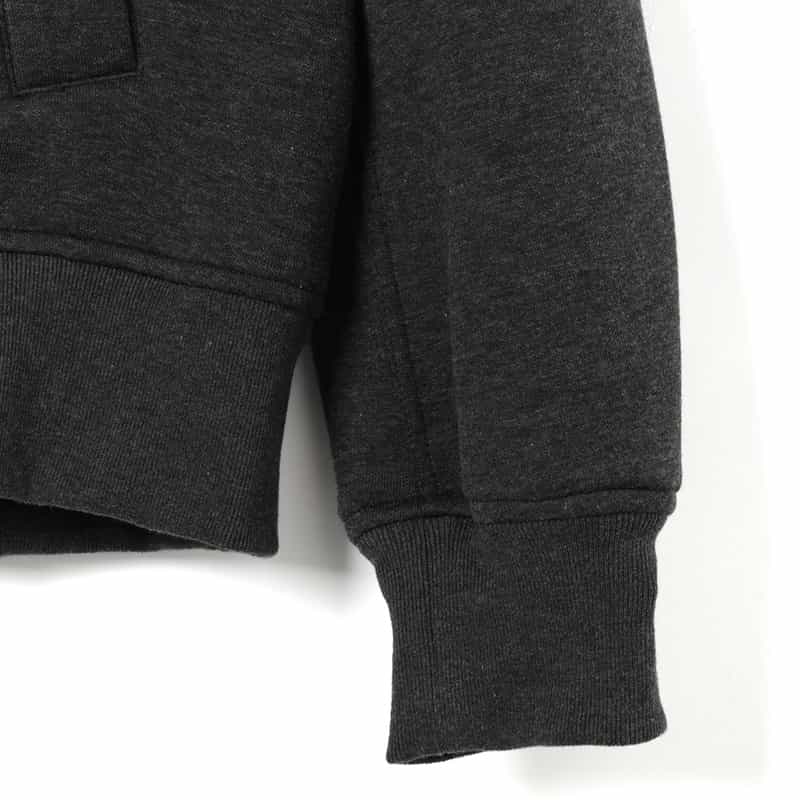 SACAI SACAI＜サカイ＞ スウェット素材MA-1ジャケット GRAY