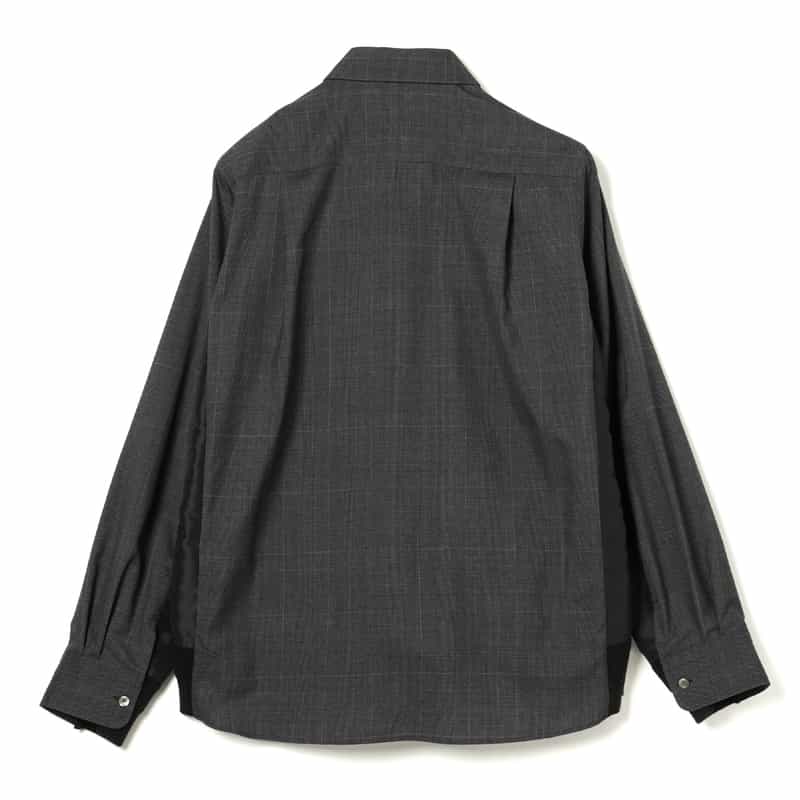 SACAI SACAI＜サカイ＞チェック柄シャツ GRAY