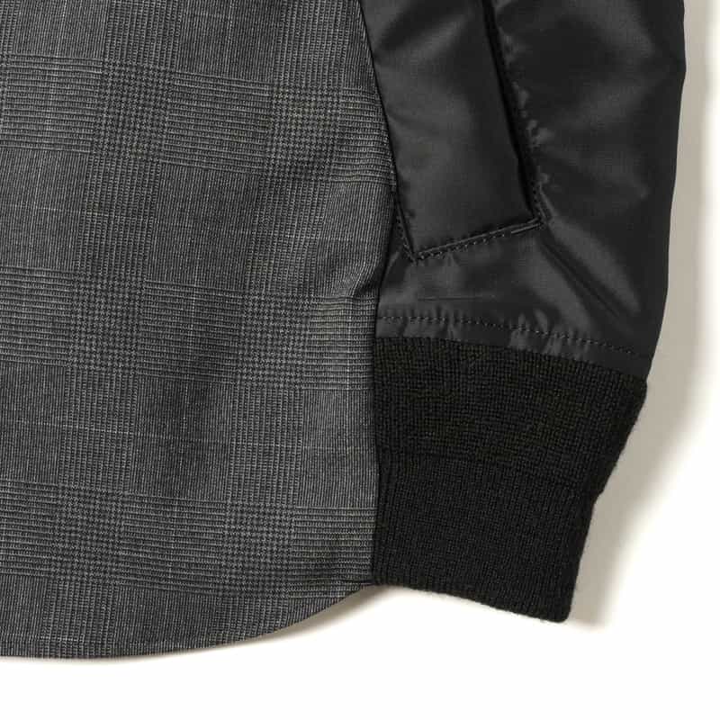 SACAI SACAI＜サカイ＞チェック柄シャツ GRAY