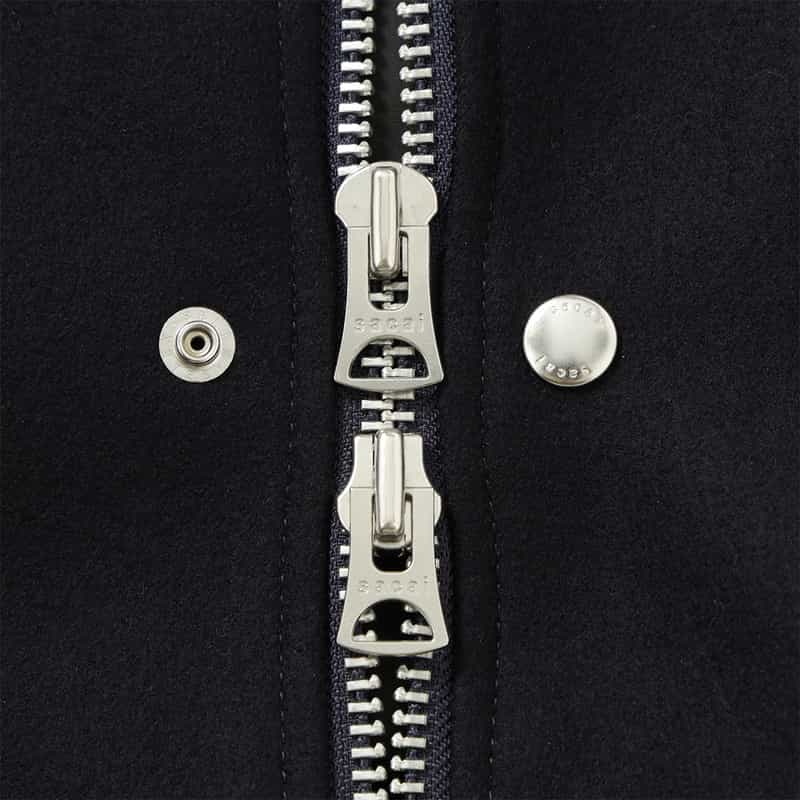SACAI SACAI＜サカイ＞ ダブルジップブルゾン NAVY