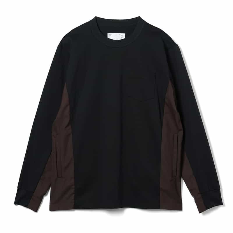 SACAI SACAI＜サカイ＞ コンビネーションロングスリーブカットソー NAVY