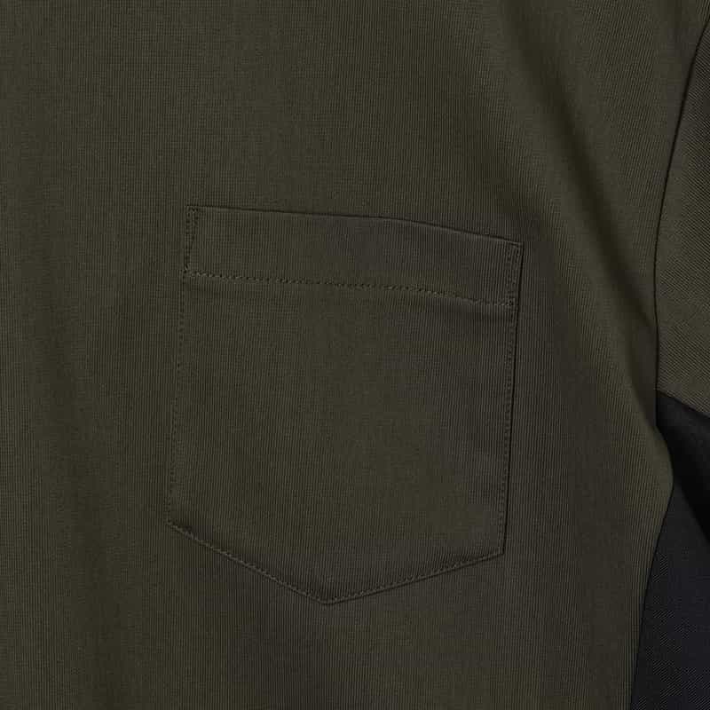 SACAI SACAI＜サカイ＞ コンビネーションTシャツ KHAKI
