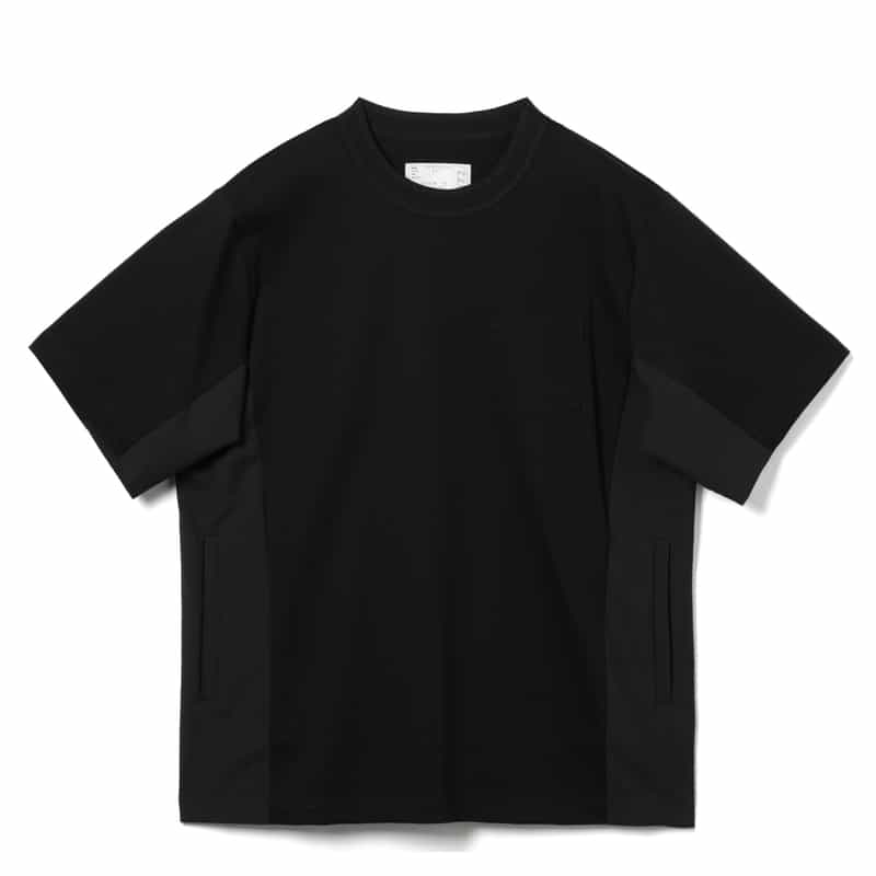 SACAI SACAI＜サカイ＞ コンビネーションTシャツ BLACK