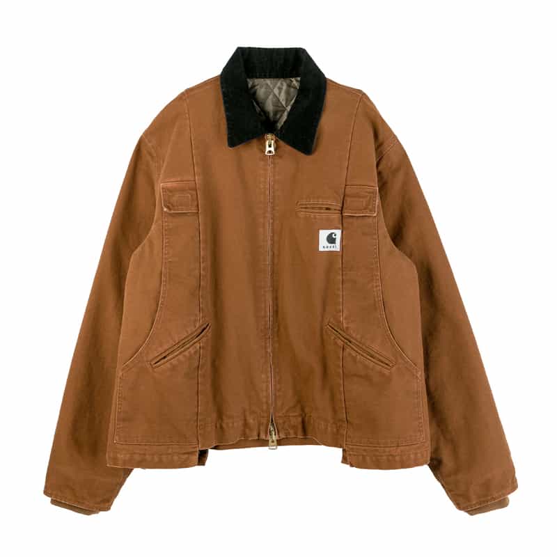 SACAI SACAI＜サカイ＞×CARHARTT＜カーハート＞コラボレート ダックジャケット BROWN
