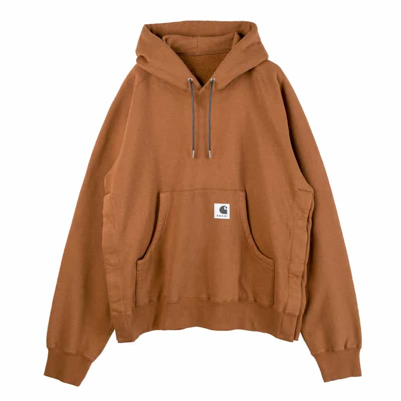 SACAI SACAI＜サカイ＞×CARHARTT＜カーハート＞コラボレート スウェットフーディ BROWN