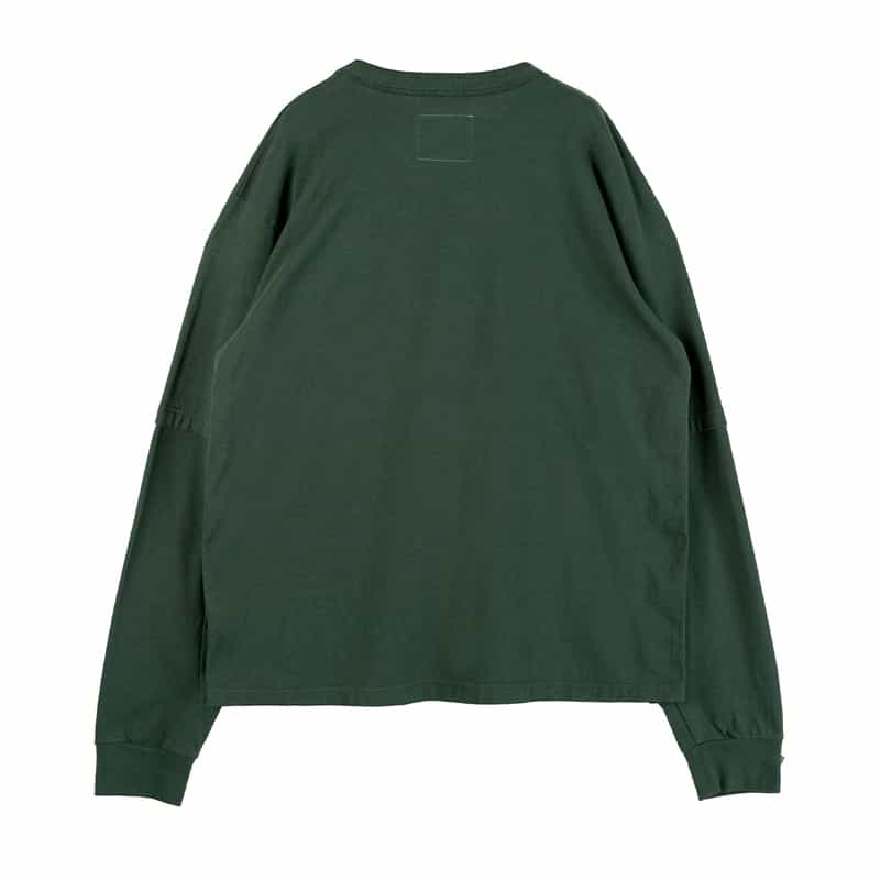 SACAI SACAI＜サカイ＞×CARHARTT＜カーハート＞コラボレート ポケット付ロングスリーブTシャツ GREEN