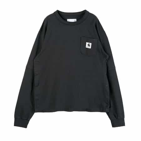 SACAI カットソー　3 SACAI＜サカイ＞ バッグギャザーポケット付きカットソー