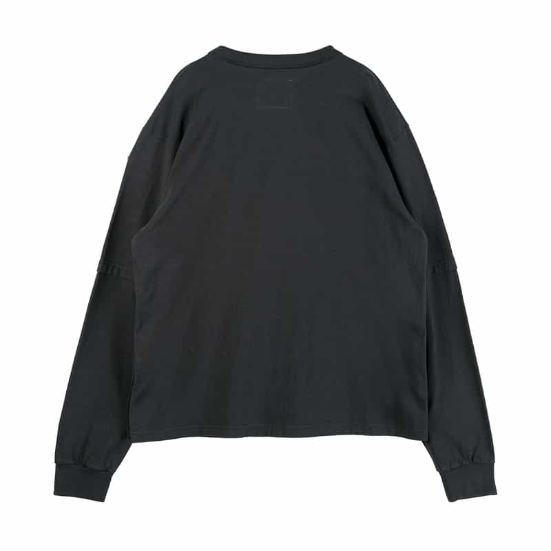 SACAI SACAI＜サカイ＞×CARHARTT＜カーハート＞コラボレート ポケット付ロングスリーブTシャツ BLACK