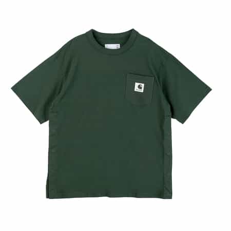 サイズ 1　サカイ　20SS プリーツシフォンTシャツ　紺　定価46200円 Sacai ニットライダース ドッキング プリーツシャツワンピース