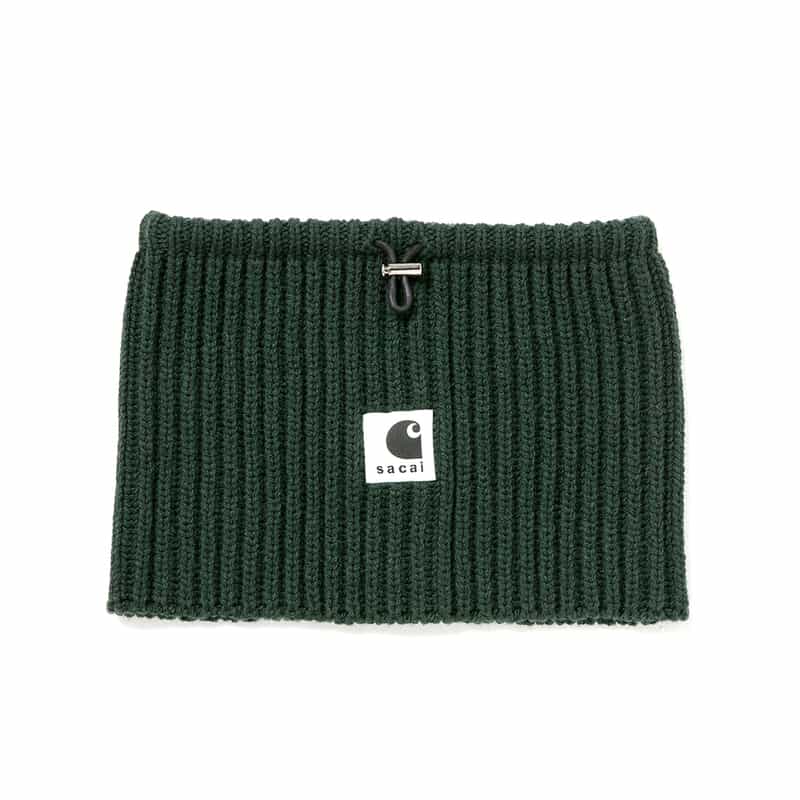 SACAI SACAI＜サカイ＞×CARHARTT＜カーハート＞コラボレート ニットネックウォーマー GREEN