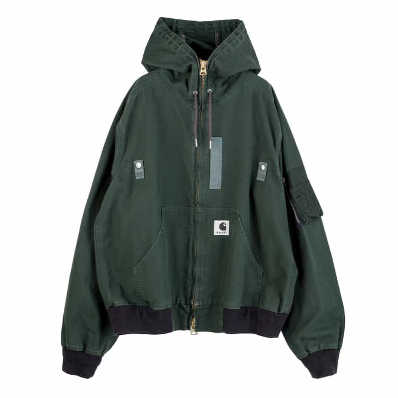 とも Carhartt サカイ sacai ミリタリージャケット SACAI<サカイ>×CARHARTT<カーハート>コラボレート ダック