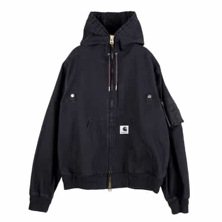 サカイ/Carhartt ブラック カバーオール sacai x Carhartt WIP Fall/Winter 2025 | Official Carhartt