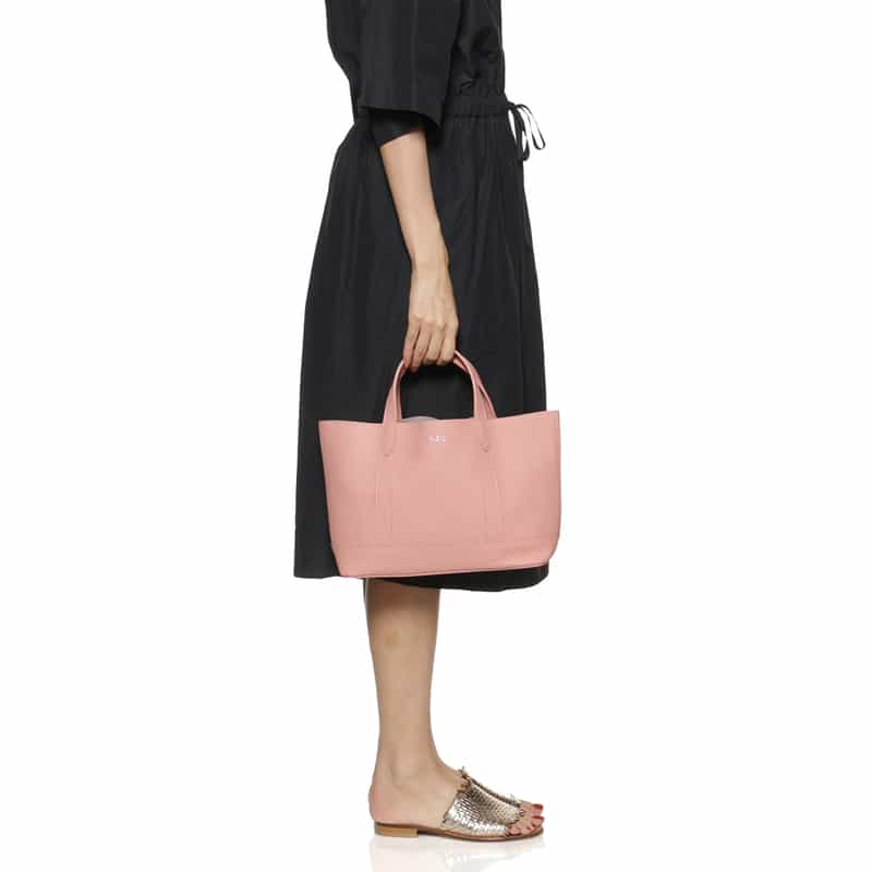 BARNEYS NEW YORK レザートートバッグ PINK