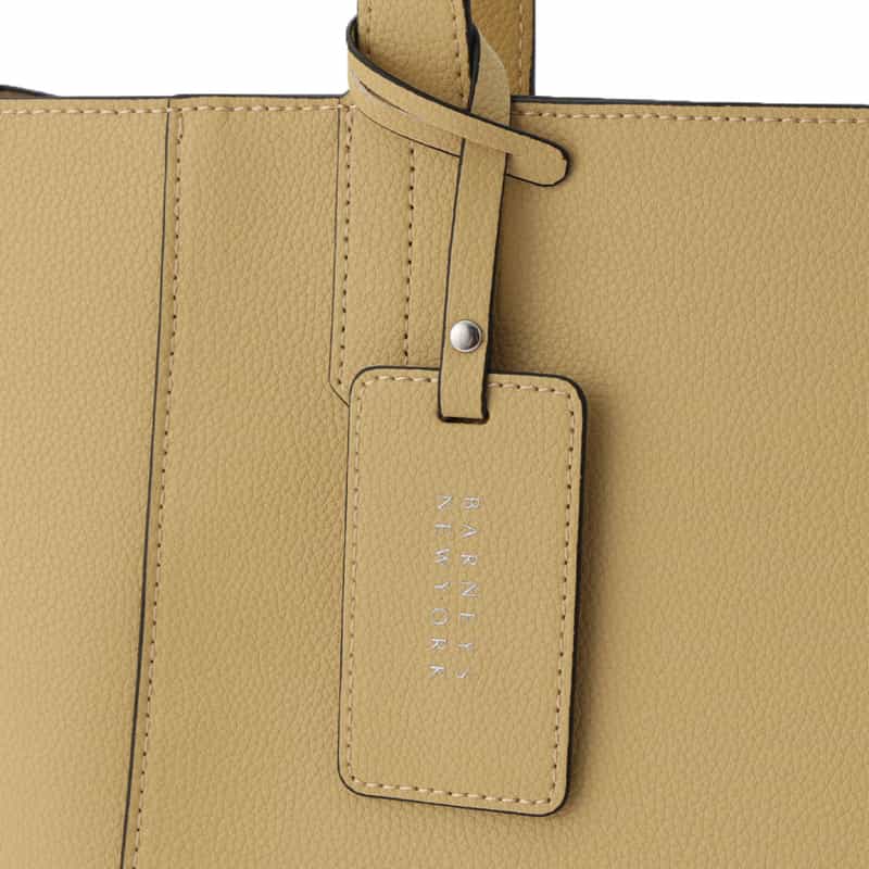 BARNEYS NEW YORK マイクロファイバー素材 トートバッグ YELLOW