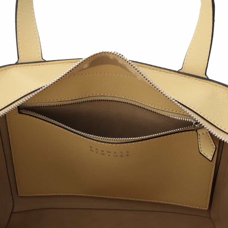 BARNEYS NEW YORK マイクロファイバー素材 トートバッグ YELLOW