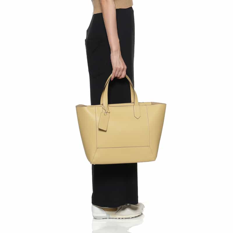 BARNEYS NEW YORK マイクロファイバー素材 トートバッグ YELLOW