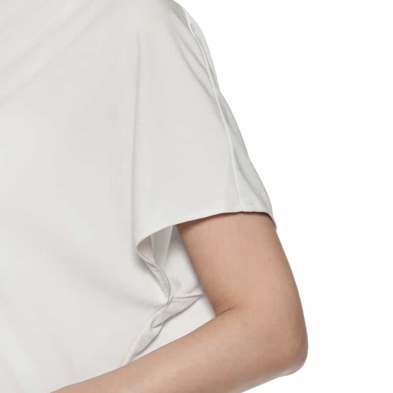 BARNEYS NEW YORK ウォッシャブル バックタックカットソー LIGHT GRAY