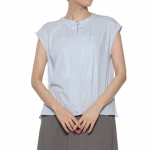 ウォッシャブル フレンチスリーブカットソー