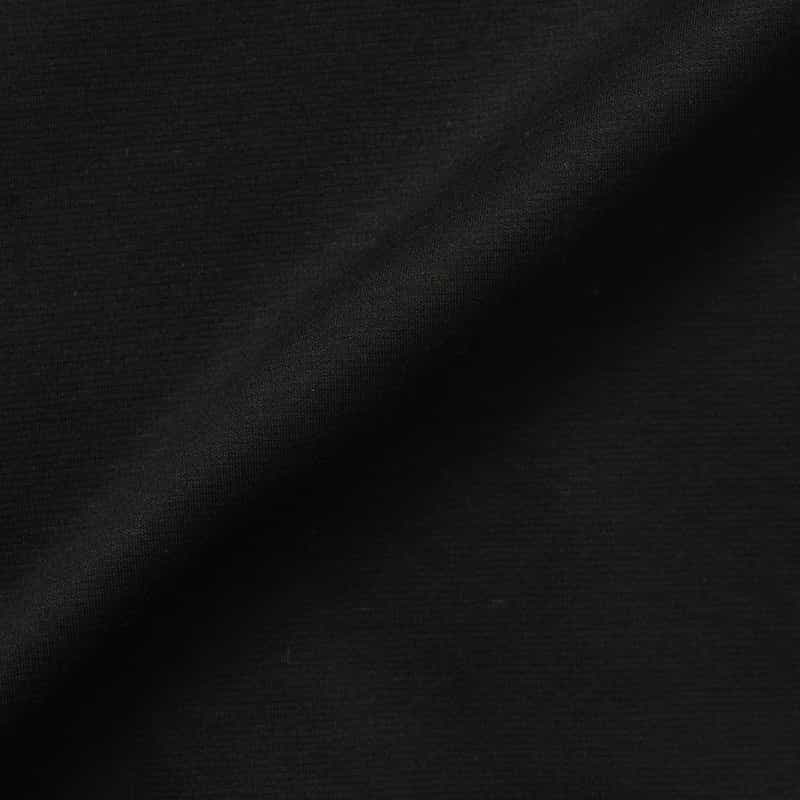 BARNEYS NEW YORK ウォッシャブル ペプラムフレアカットソー BLACK