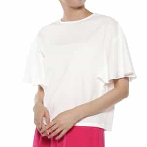 ウォッシャブル バッグジップ付きカットソー