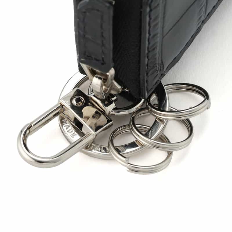 L’ARCOBALENO L'ARCOBALENO＜ラルコバレーノ＞バーニーズ　ニューヨーク限定キーケース "LA111" BLACK