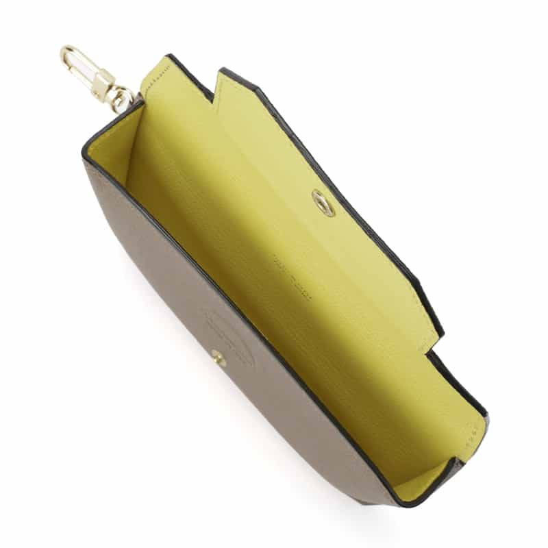 L’ARCOBALENO L'ARCOBALENO＜ラルコバレーノ＞バイカラーアイウェアケース "LA905" GRAY