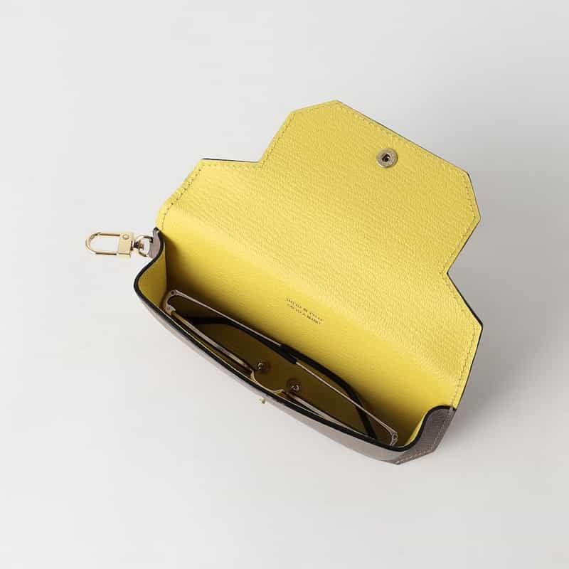 L’ARCOBALENO L'ARCOBALENO＜ラルコバレーノ＞バイカラーアイウェアケース "LA905" GRAY