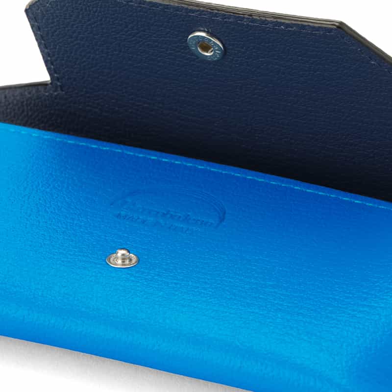 L’ARCOBALENO L'ARCOBALENO＜ラルコバレーノ＞バーニーズ　ニューヨーク限定バイカラーアイウェアケース "LA905" BLUE