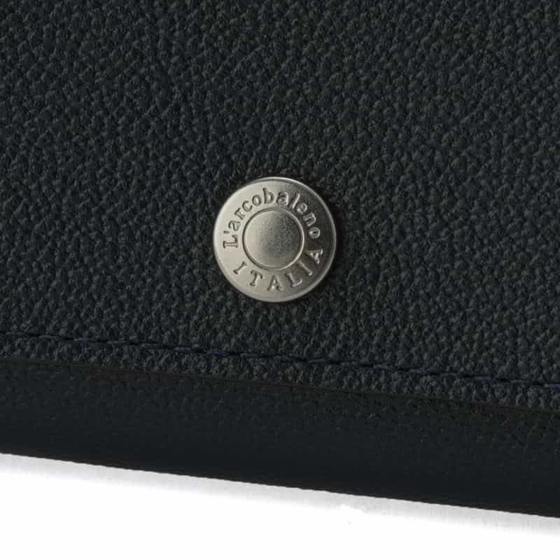 L’ARCOBALENO L'ARCOBALENO＜ラルコバレーノ＞バーニーズ　ニューヨーク限定バイカラーアイウェアケース "LA905" NAVY