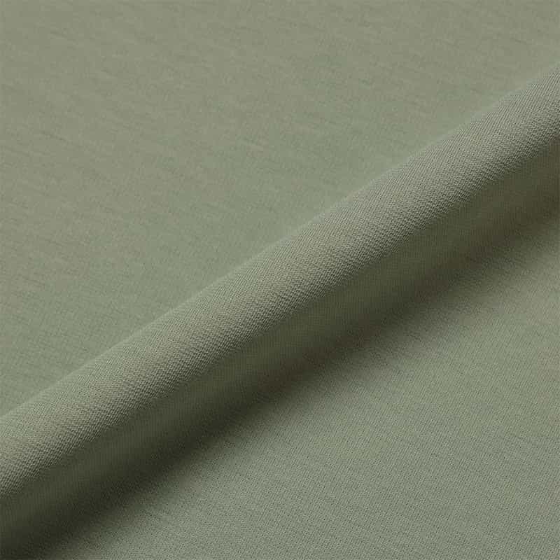 BARNEYS NEW YORK リブネック ストレッチポンチTシャツ GREEN