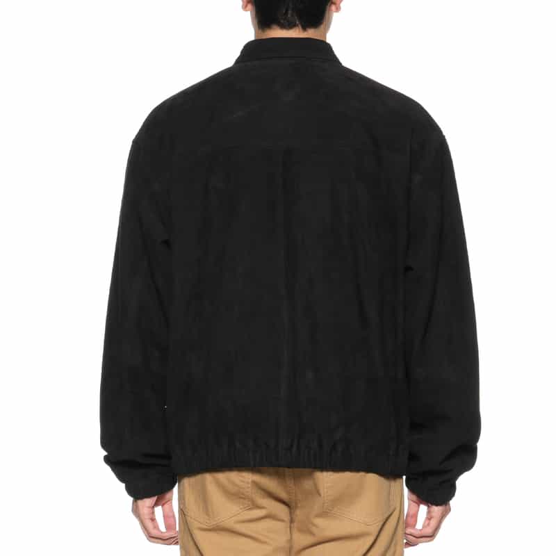 BARNEYS NEW YORK スエードレザーブルゾン BLACK