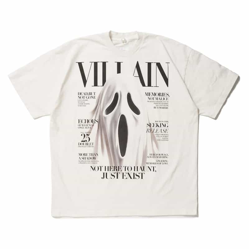 DOUBLET. DOUBLET.＜ダブレット＞ プリントTシャツ WHITE