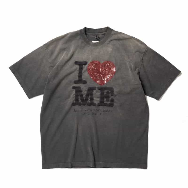 DOUBLET. DOUBLET.＜ダブレット＞ エンブロイダリーTシャツ DARK GRAY